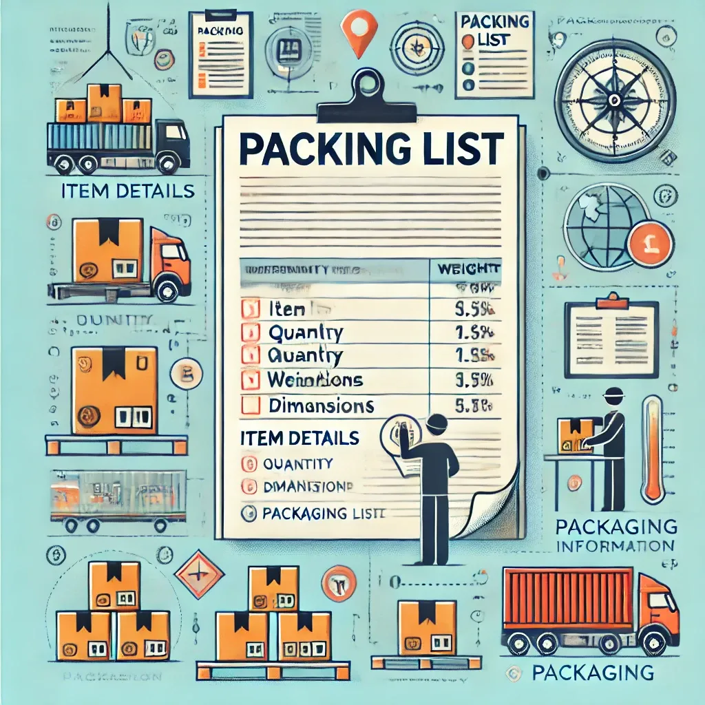 PHIẾU ĐÓNG GÓI(PACKING LIST): NHỮNG LƯU Ý KHI LẬP CHỨNG TỪ